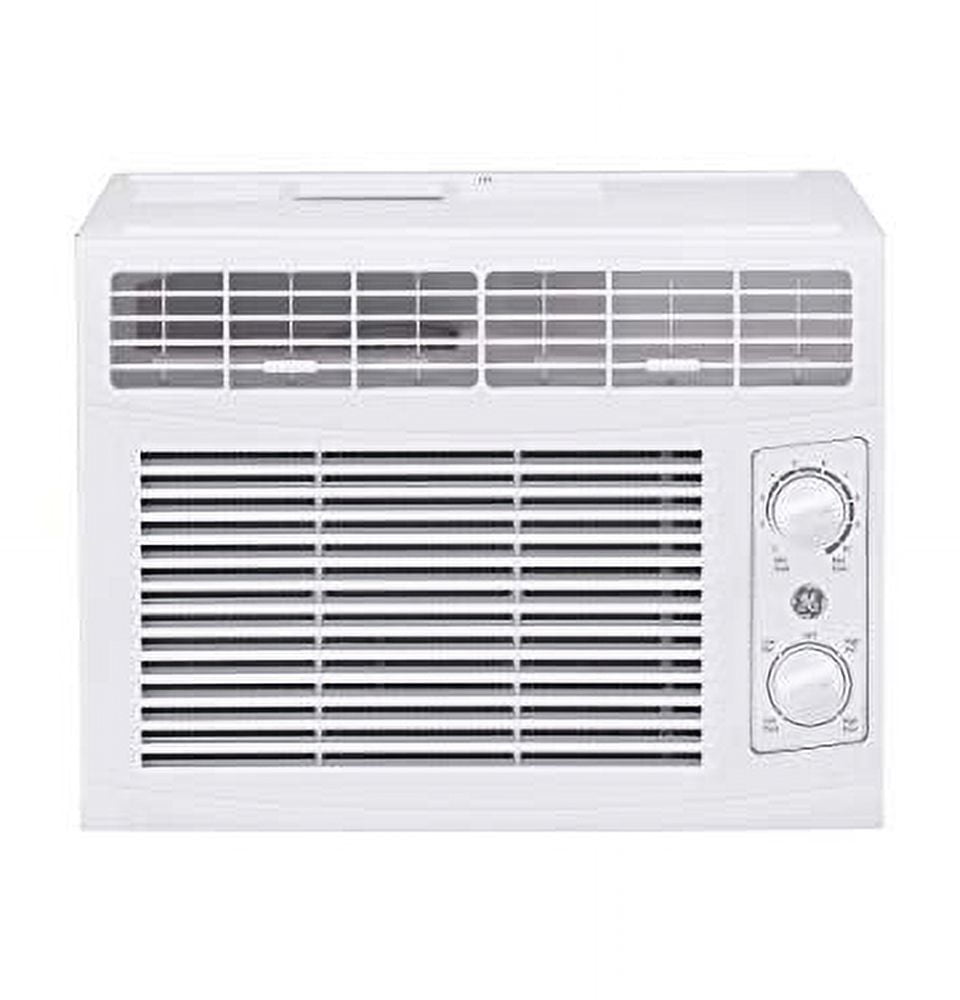 GE 5,000 BTU Mechanical Window Air Conditioner, Cools up to 150 sq. Ft, Easy Install Kit Included, 5000 115V, White
