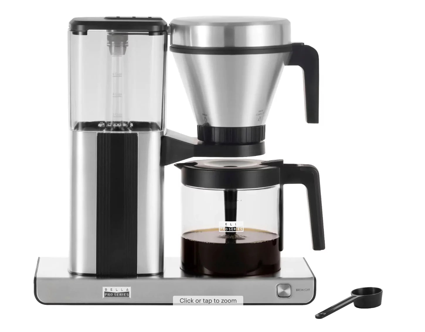 Bella Pro Series - 8-Cup Pour Over Coffee Maker - Stainless Steel