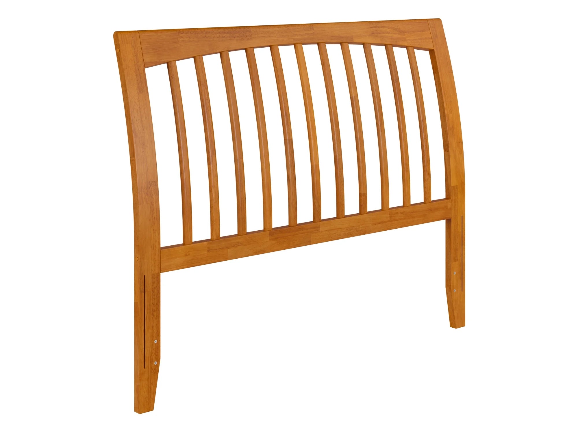 AFI Orleans Full Sleigh Solid Wood Slat Headboard, Light Toffee