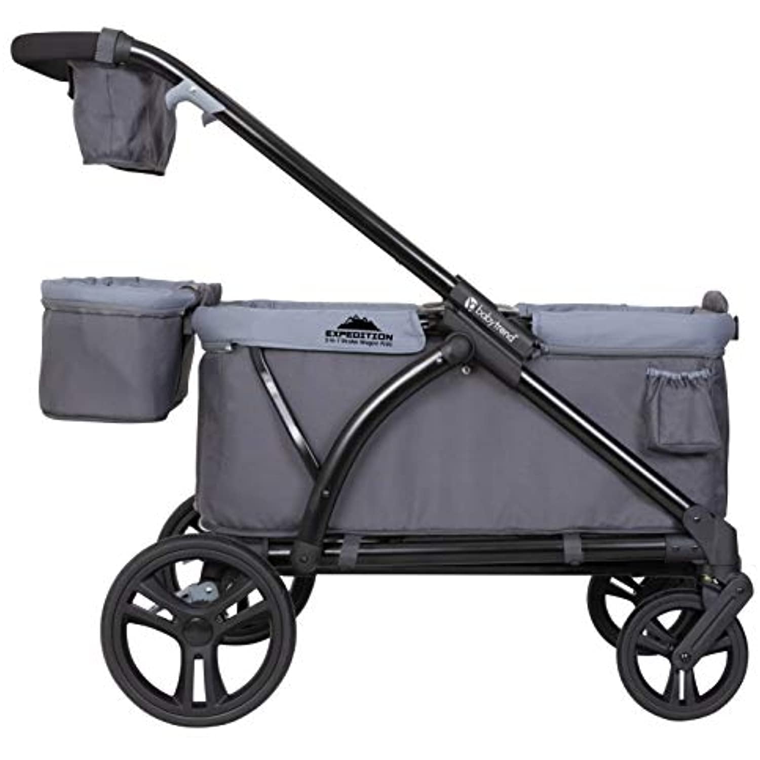 Baby Trend Expedition Wagon Stroller, Solid Print Gray