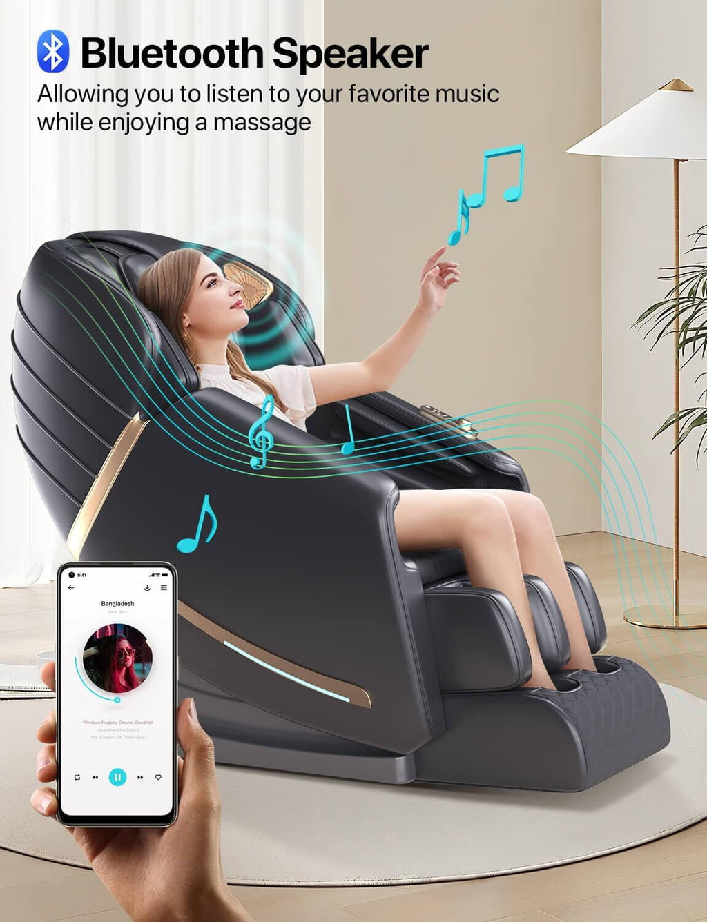 ALLJOY 4D Massage Chair Recliner Full Body Massage Chairs Zero Gravity Massage Chair,Gift for Mom Dad Women Men