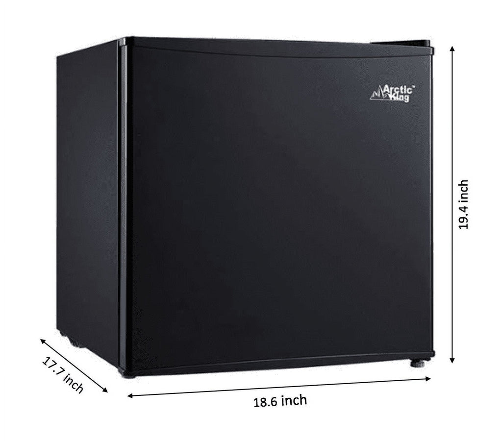 Arctic King 1.6 Cu ft Single Door Mini Fridge, Black