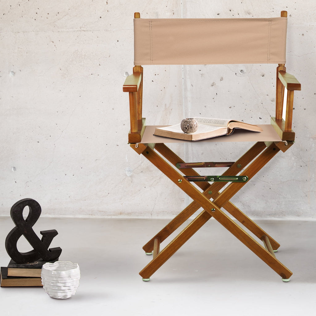"18" Director's Chair Honey Oak Frame-Magenta Canvas"