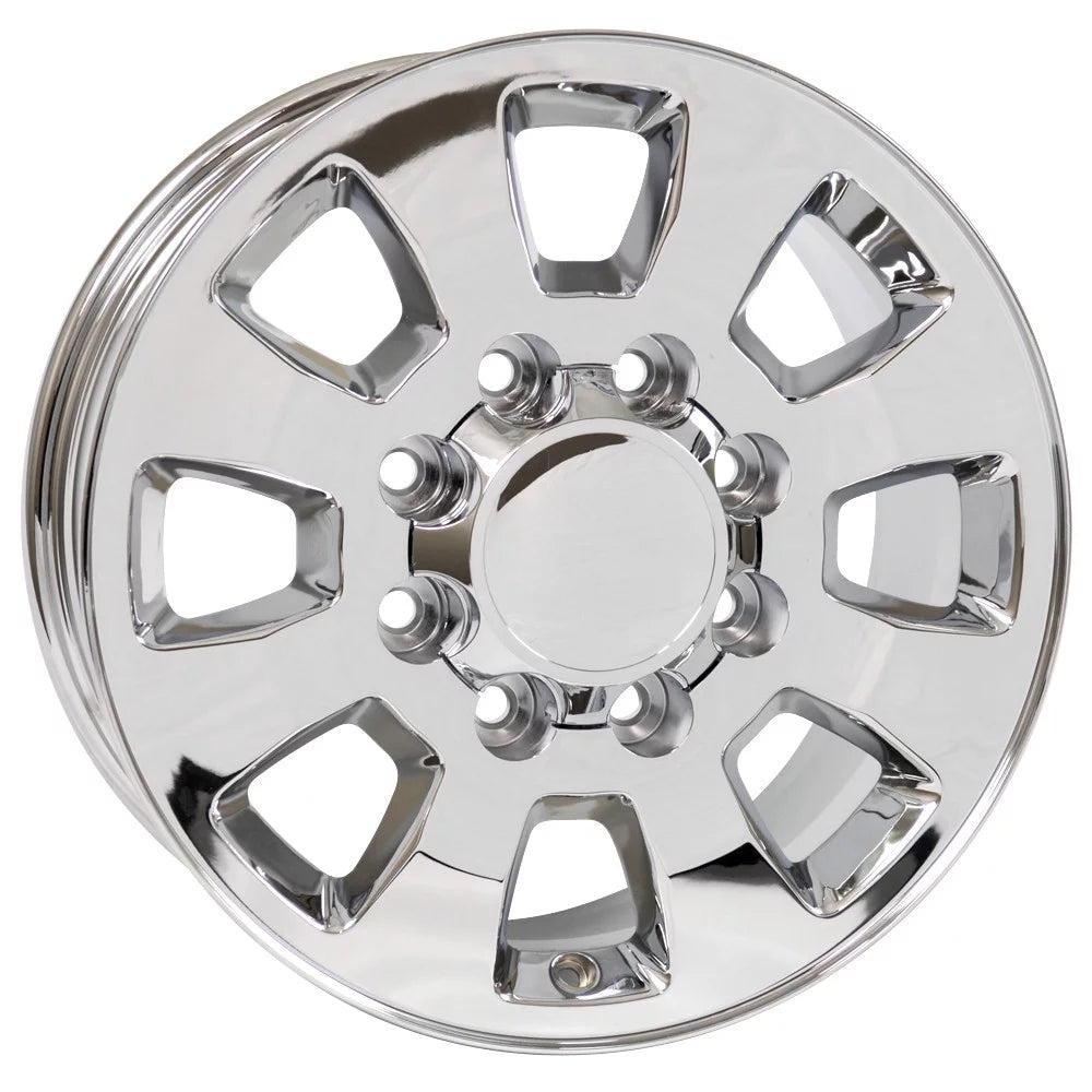 18 inch Rim fits 2011-2018 GMC Sierra 2500/3500 8x180 Chrome 18x8 Wheel Direct Fit