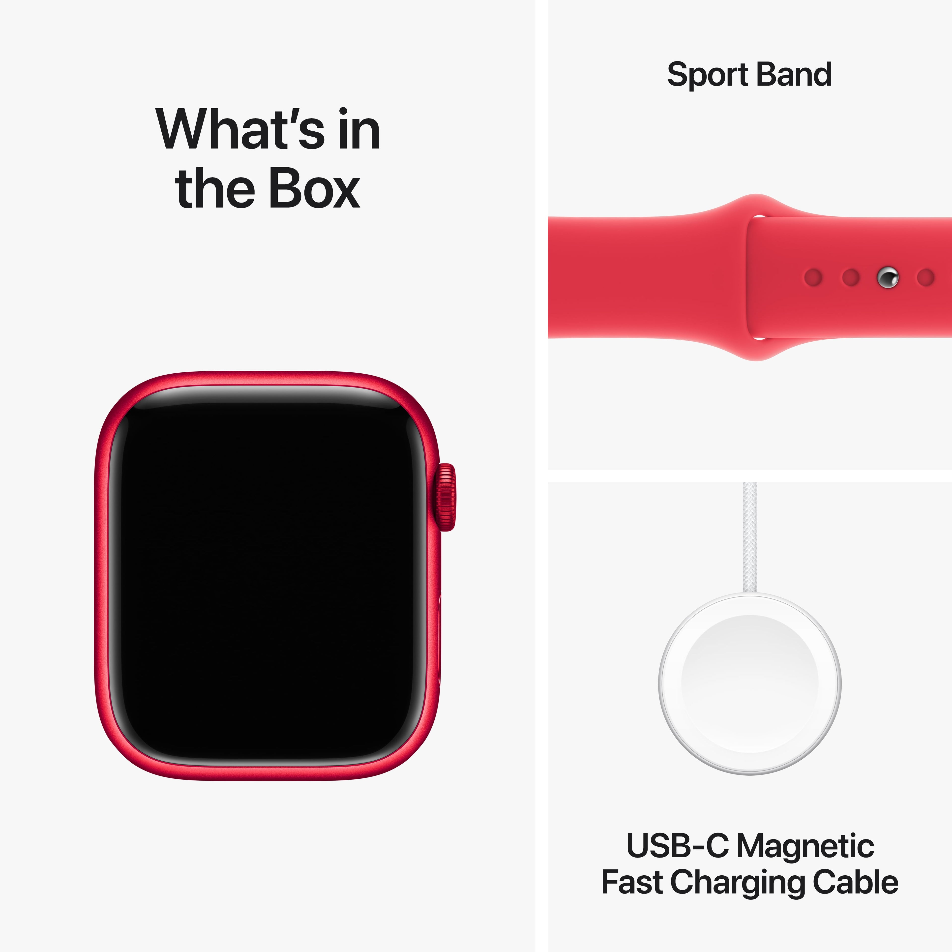 Apple Watch Series 9 [GPS 41mm] Smartwatch with Starlight Aluminum Case and Starlight Sport Band - S/M. Fitness Tracker, ECG Apps, Always-On Retina Display, Water Resistant