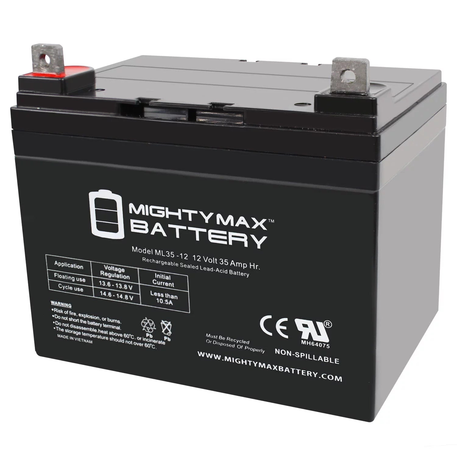 12V 35AH SLA Battery Replacement for Sail 6-GFM-33