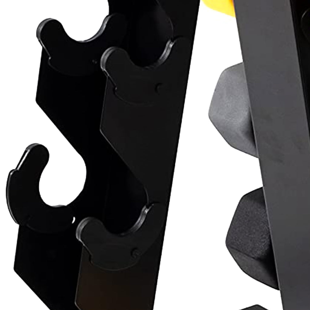 BalanceFrom Fitness 3, 5, 8, 10 & 12 Pound Dumbbell Weight Set with Stand