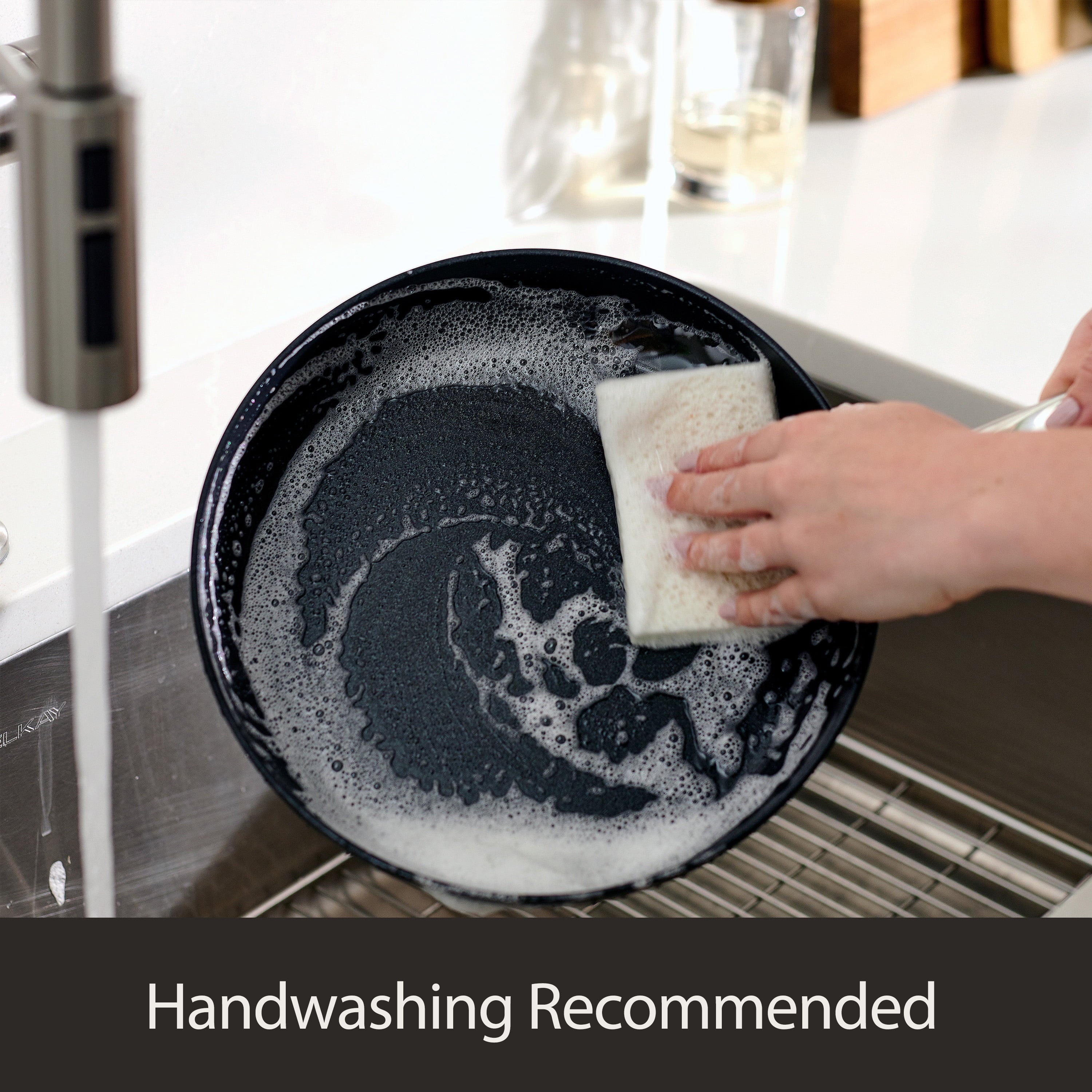 All-Clad E7853364 HA1 Hard Anodized Nonstick Dishwasher Safe PFOA Free Saute Pan Cookware, 4-Quart, Black