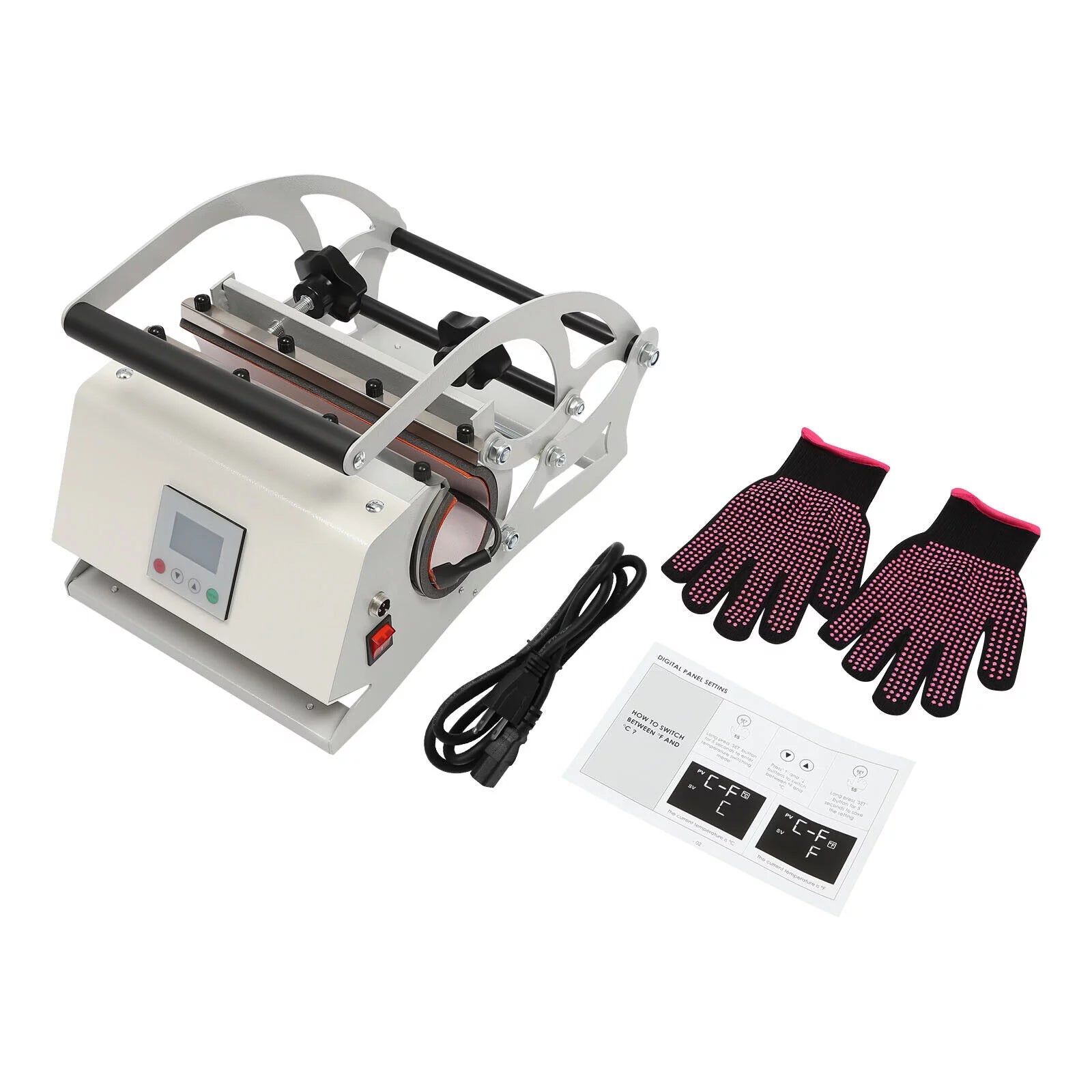 30OZ Mug Heat Press Tumbler Heating Sublimation Printing Cup Heat Press Machine