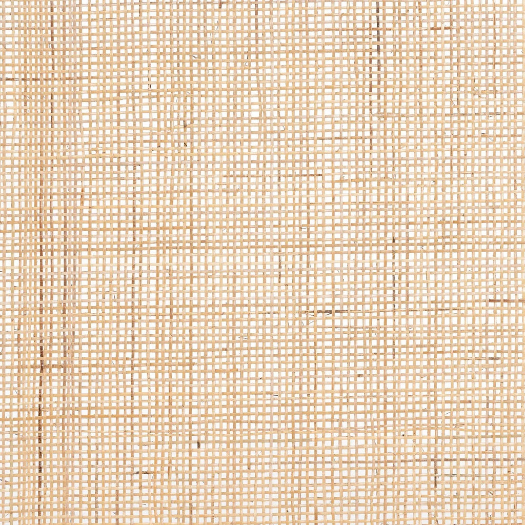 bali & pari Aurelia Black Bayur Wood and Natural Rattan Queen Size Headboard