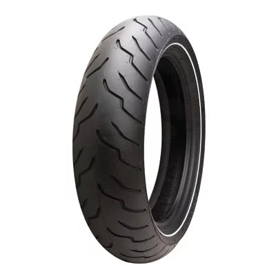 180/65B-16 (81H) Dunlop American Elite Rear Motorcycle Tire Narrow White Wall for Harley-Davidson Electra-Glide Standard FLHT (ABS) 2009