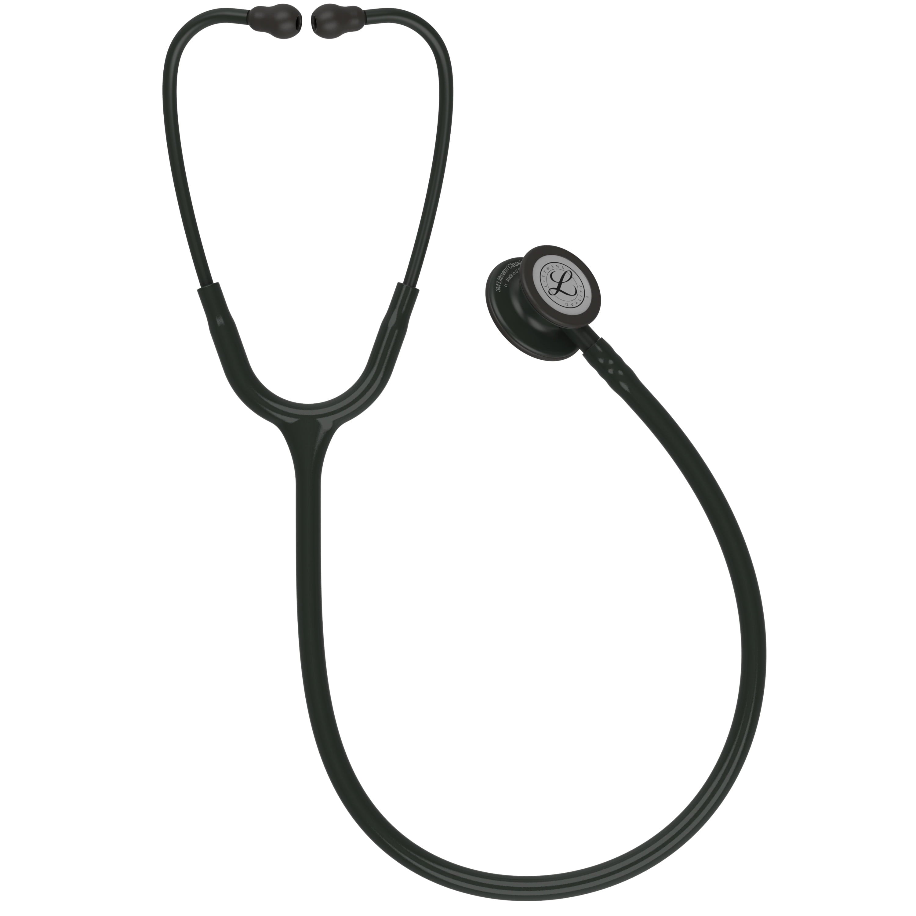 3M Littmann Classic III Stethoscope, Smoke-Finish, Black Tube, 27 inch, 5811
