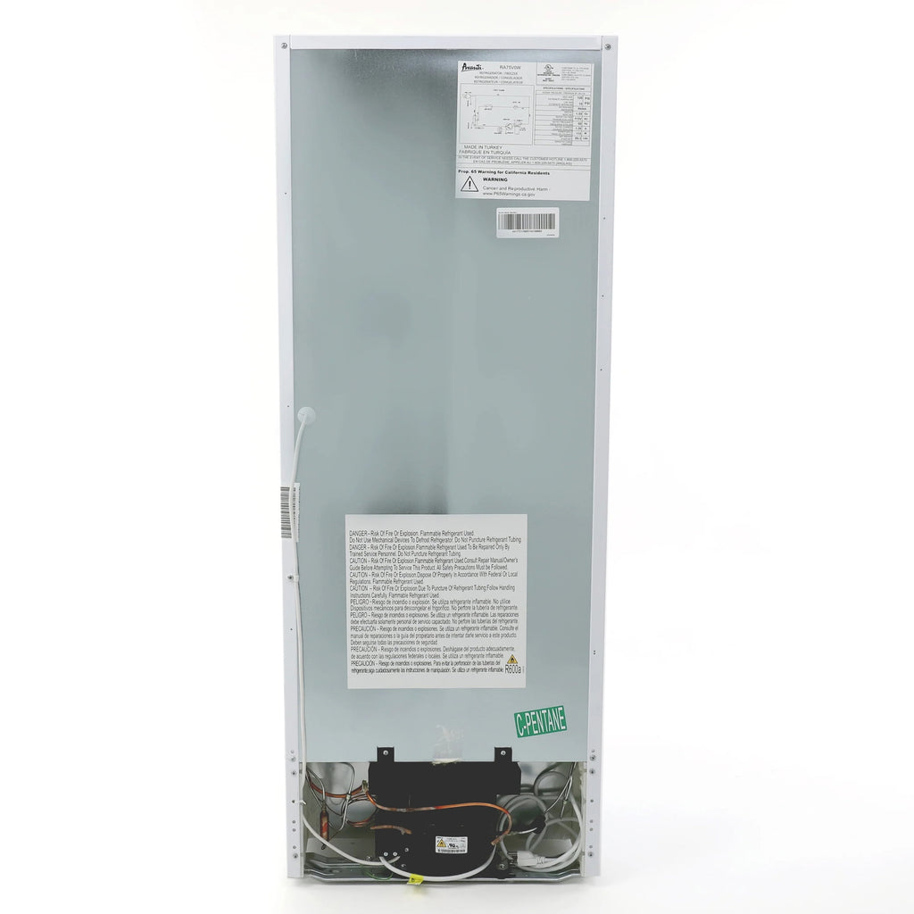 Avanti RA75V1B 7.4 cu. ft. Apartment Size Refrigerator - Black 2022 Version.