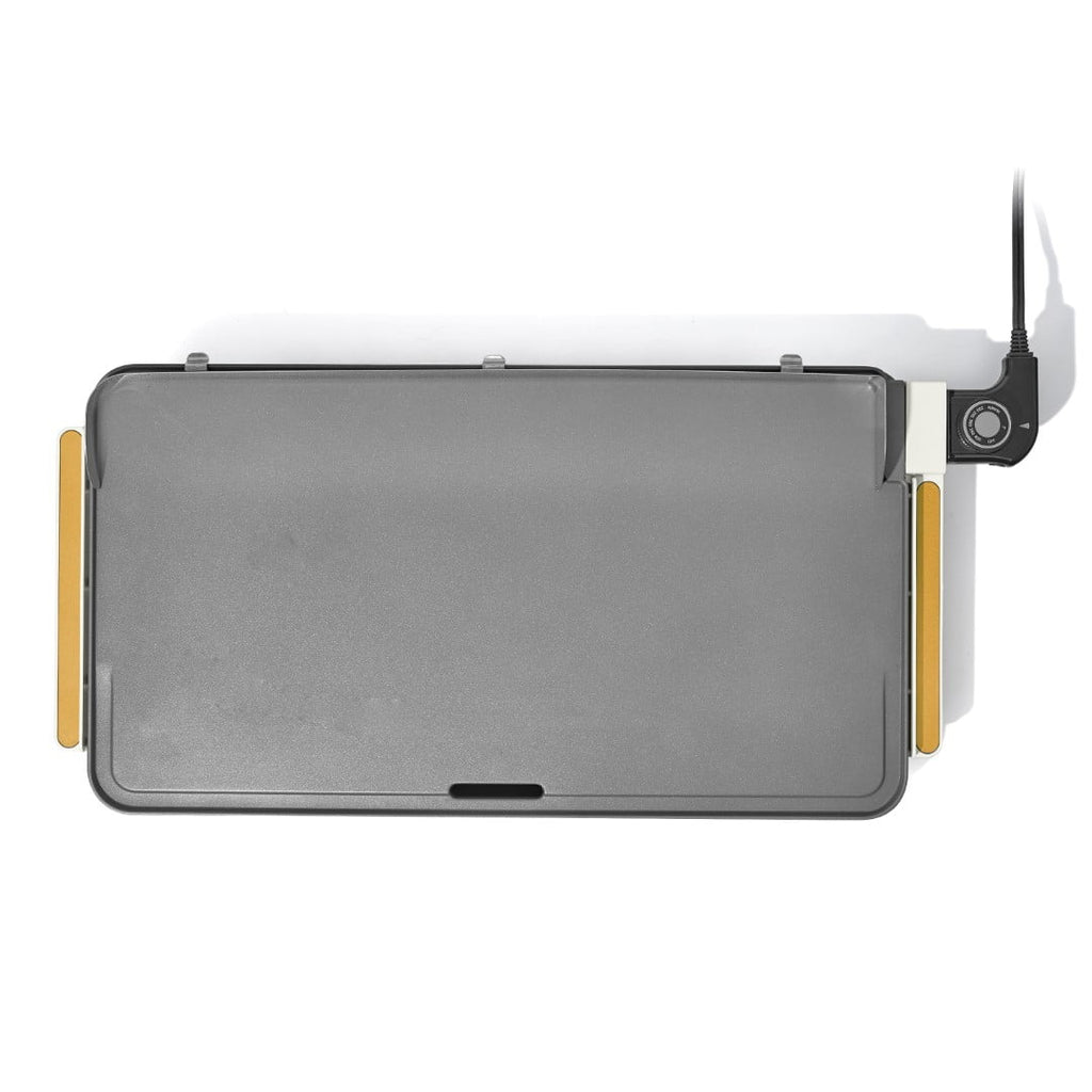 Beautiful XL Electric Griddle 12" x 22"- Non-Stick, White Icing by Drew Barrymore