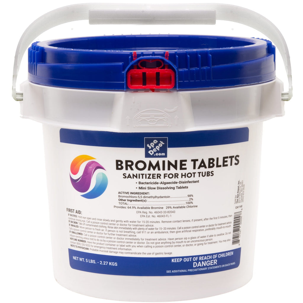 1" Bromine Brominating Tablets for Spas and Hot Tubs, 5 lbs