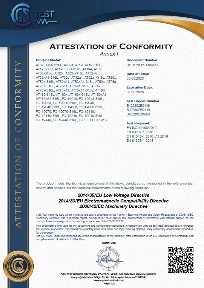 Across International 250°C 22 Cu Ft Forced Convection Drying Oven 220V