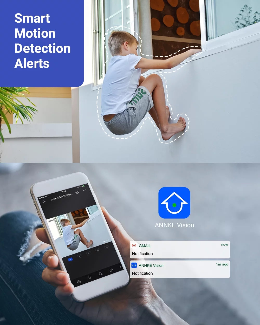 ANNKE 4PCS Ultra HD 8MP Poe Camera 4K Outdoor Indoor Weatherproof Security Network Dome EXIR Night Vision Email Alert CCTV Camera