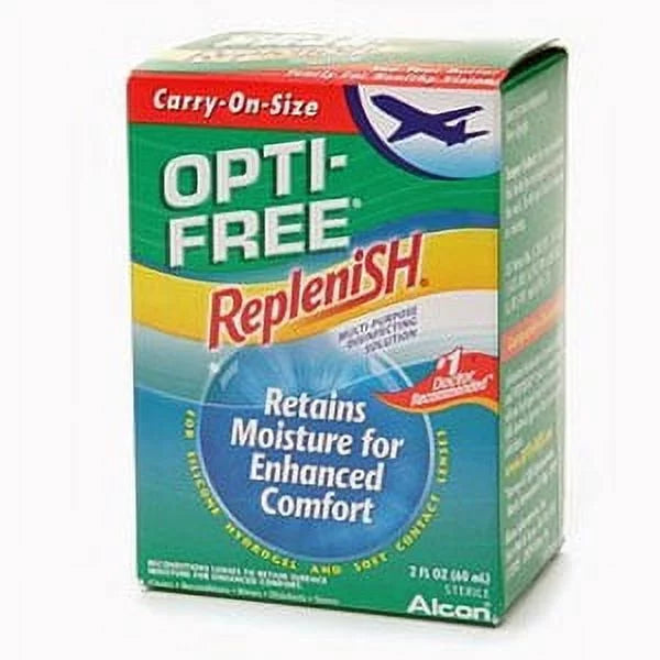 Alcon Opti-free Replenish Multi-Purpose Disinfecting Solution - 2 oz (Pack of 16)