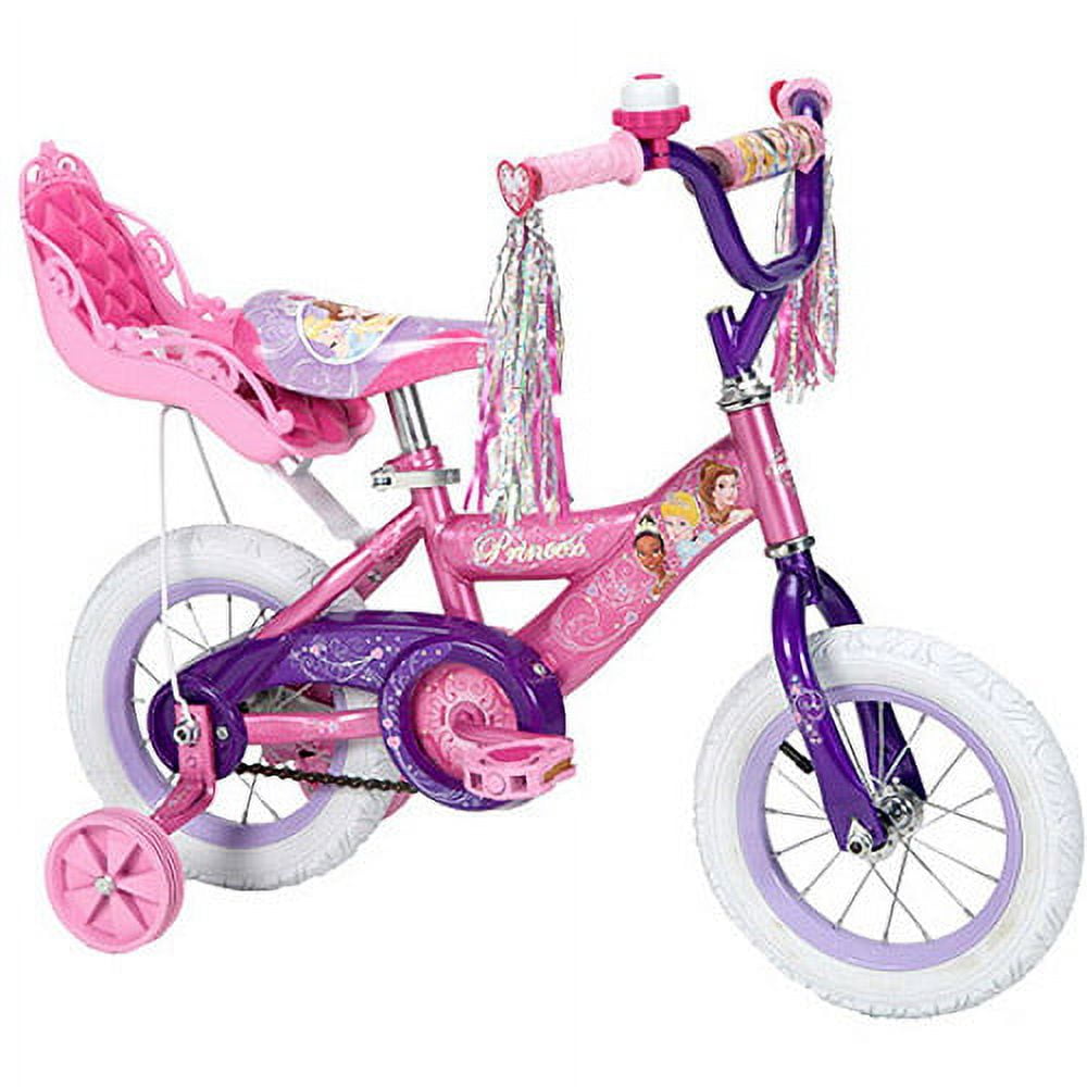 12" Disney Princess Bike With Doll Carri