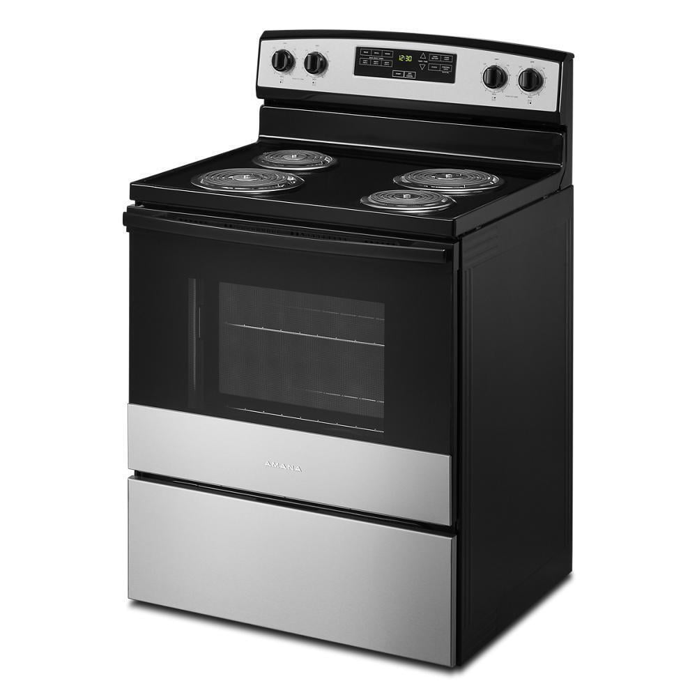 Amana ACR4303MMS 4.8 Cu. Ft. Stainless Steel Freestanding Electric Range
