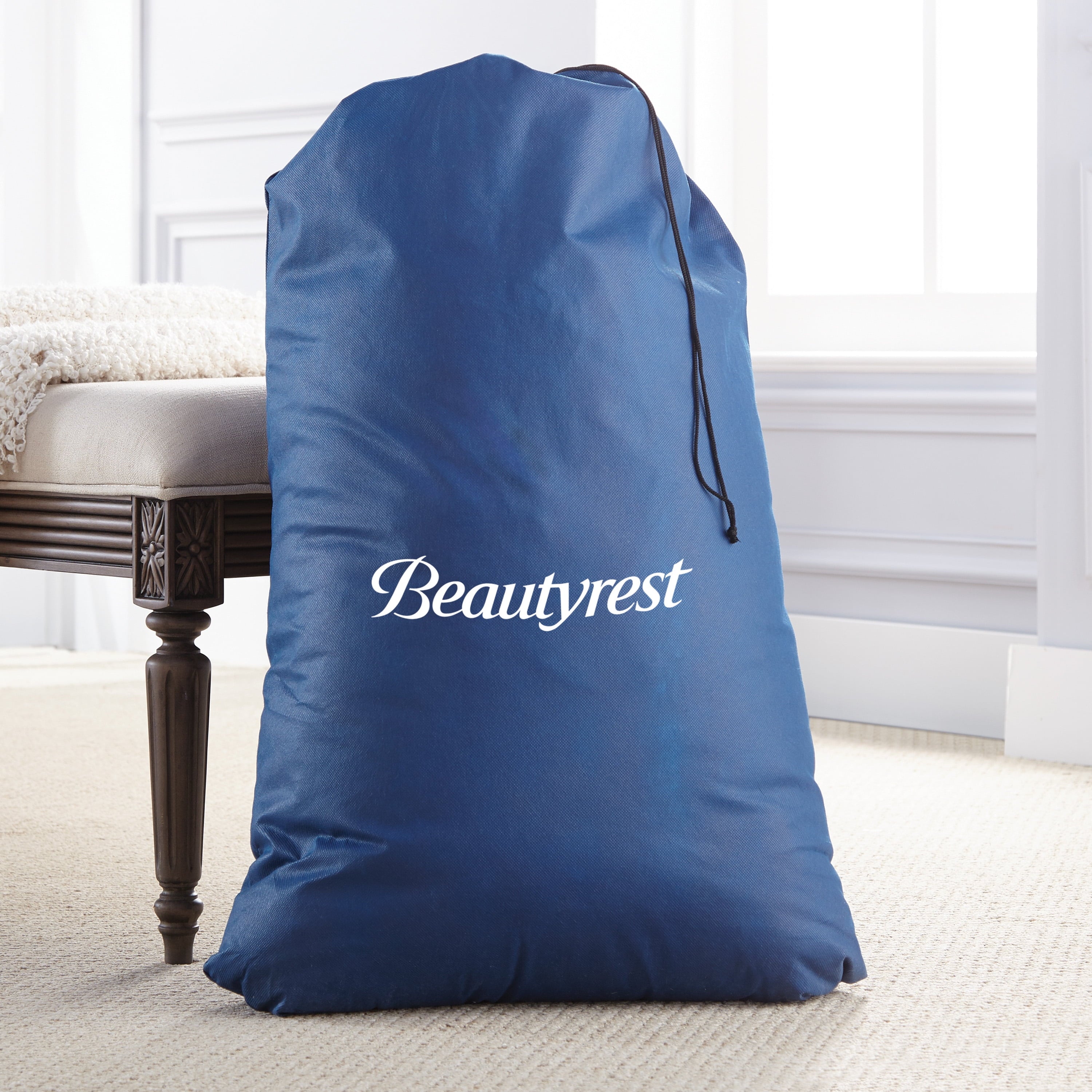 Beautyrest Sensalux 18" Inflatable Air Bed Blow up Mattress with Built-in Pump Queen