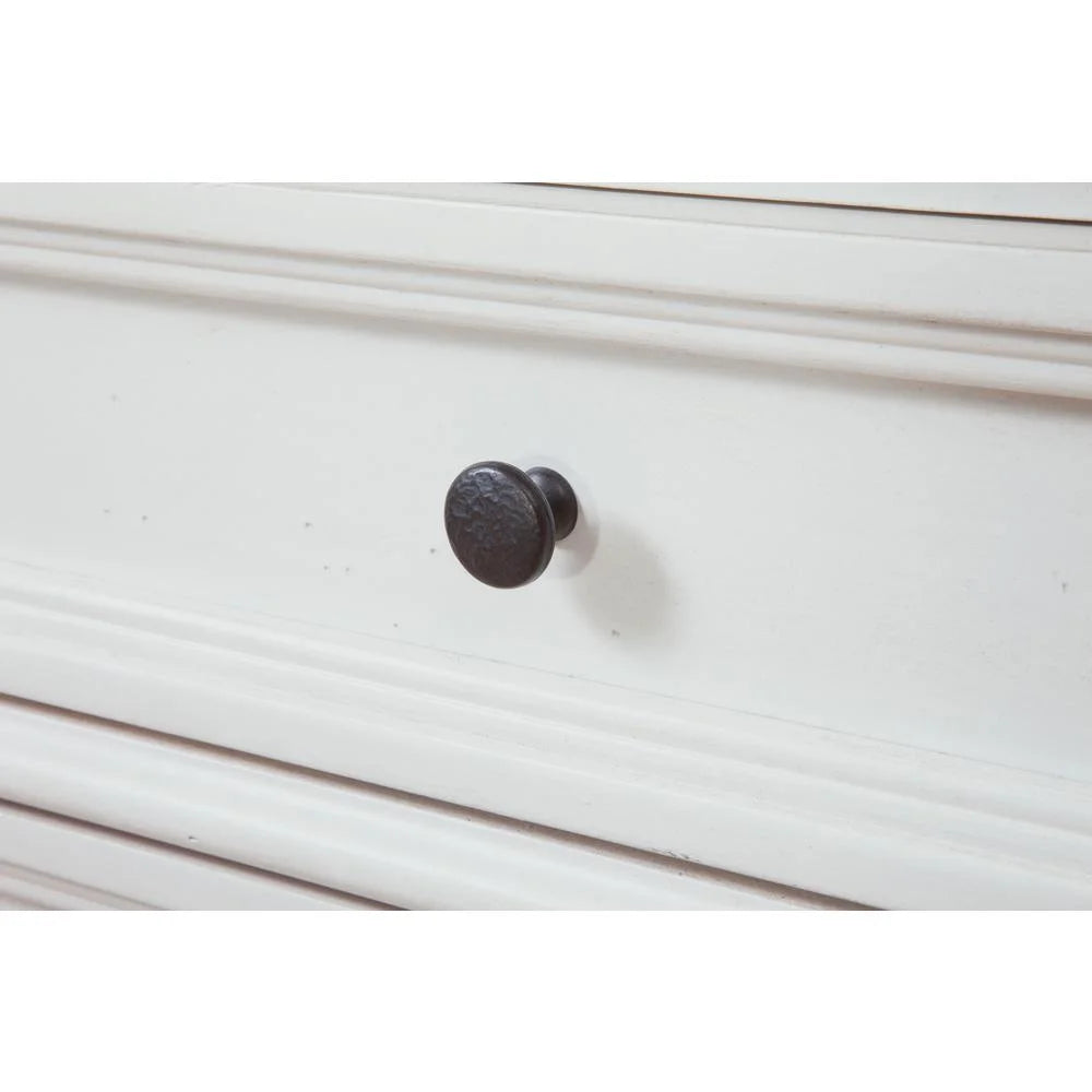 American Woodcrafters Stonebrook 7-Drawer Antique White Wood Dresser