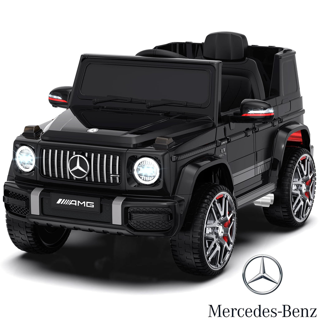 12Volt 1 Seater Mercedes-Benz G63 Licensed Powered Ride on Toy with Remote Control, Gift for Kids Aged 2~4 Years -Red