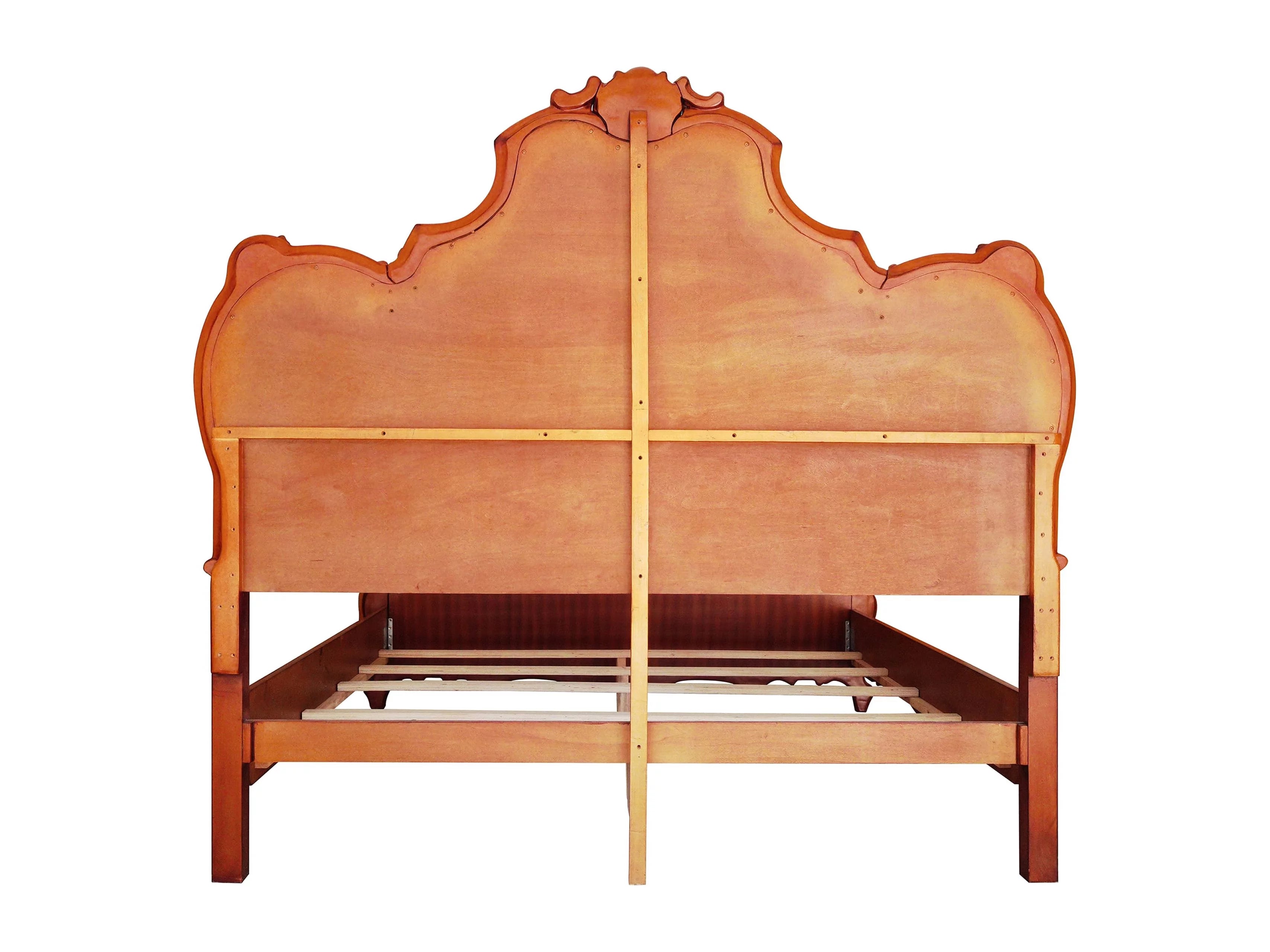 ACME Picardy Eastern King Bed in Honey Oak Finish