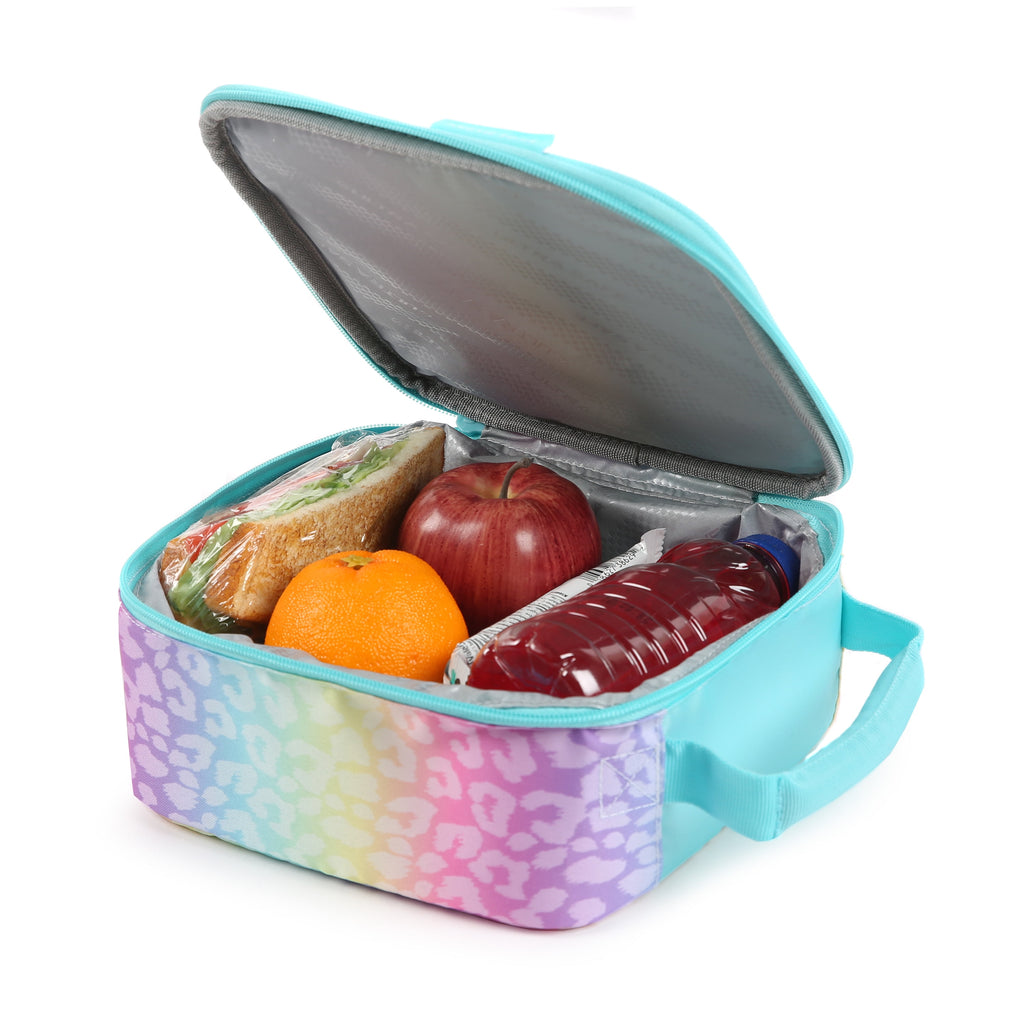 Arctic Zone Upright Reusable Lunch Box Combo with Accessories, Unicorn