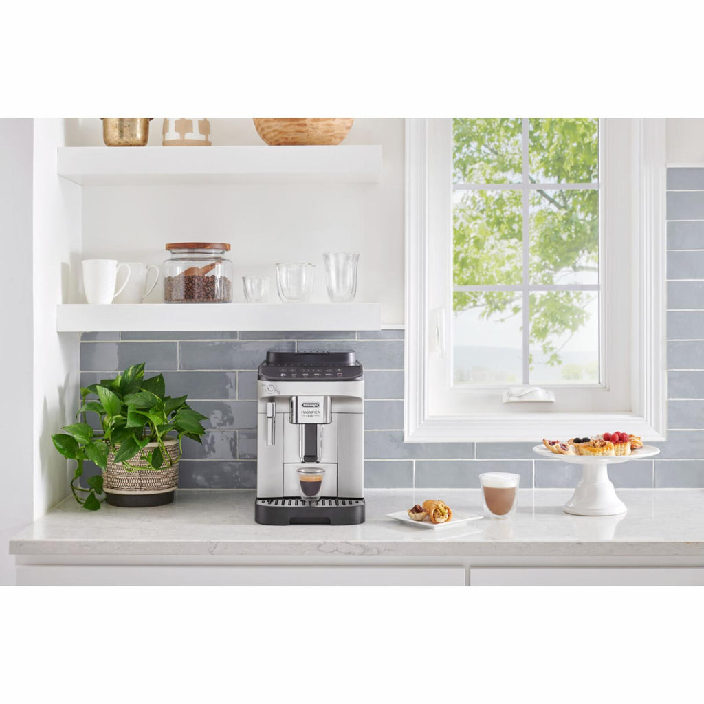 Restored Delonghi Magnifica Evo Espresso Machine, Silver - ECAM29034SB (Refurbished)