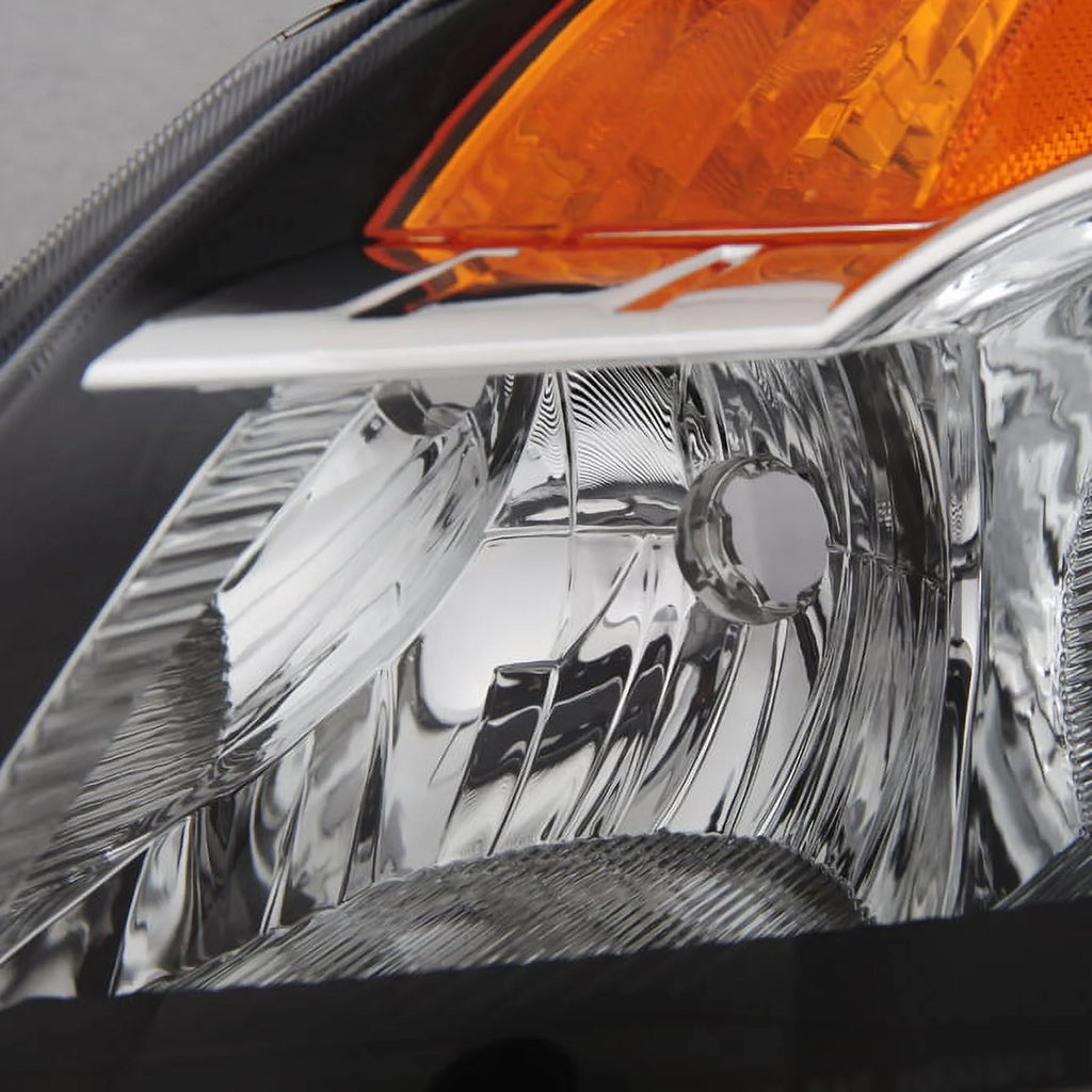 AKKON - Fits Altima 4 Door Sedan Base|S|SL|SE Black Headlights + Black Tail Lights Left & Right Replacement