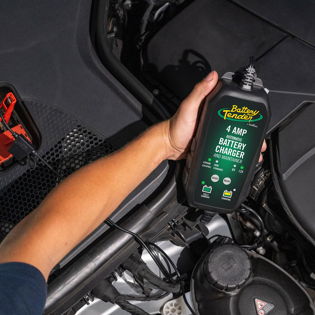 Battery Tender 4 Amp, 6V or 12V Selectable Battery Charger