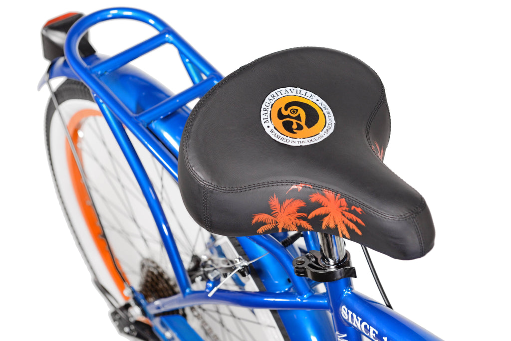 BCA 26 Inch Margaritaville Multi-Speed Cruiser Men's Bike, Blue