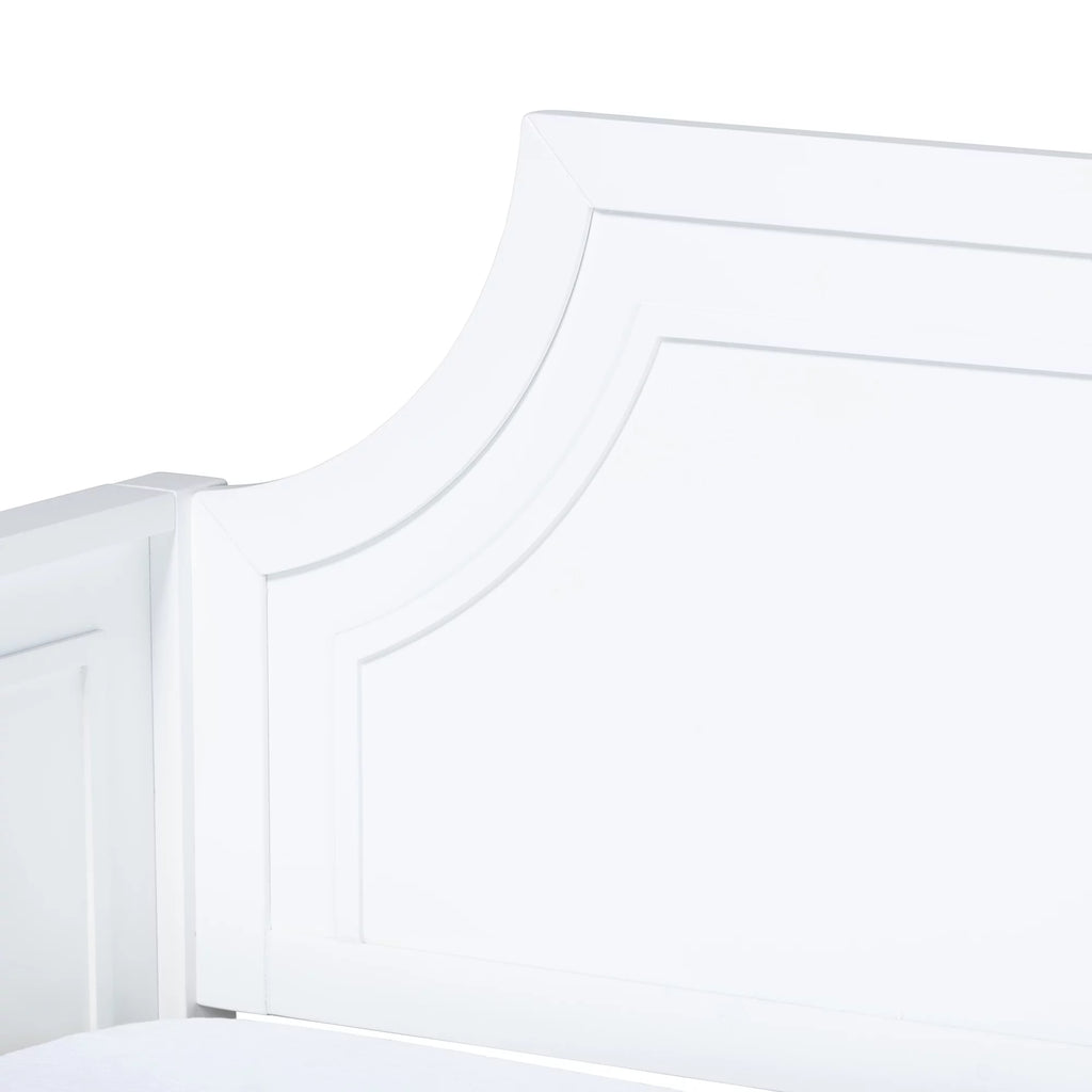 Baxton Studio Mariana Classic and Traditional White Finished Wood Full Size Daybed with Twin Size trundle