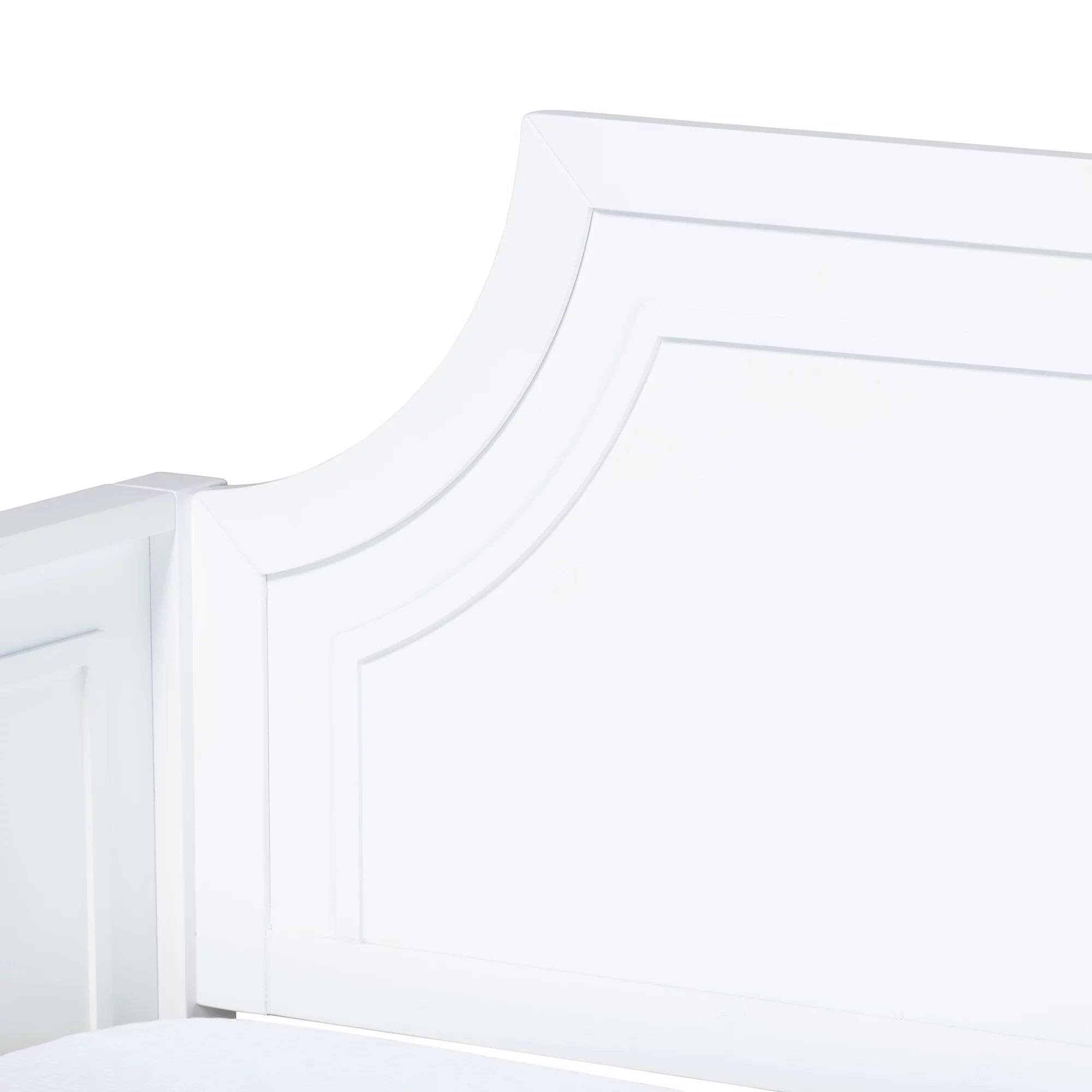 Baxton Studio Mariana Classic and Traditional White Finished Wood Full Size Daybed with Twin Size trundle