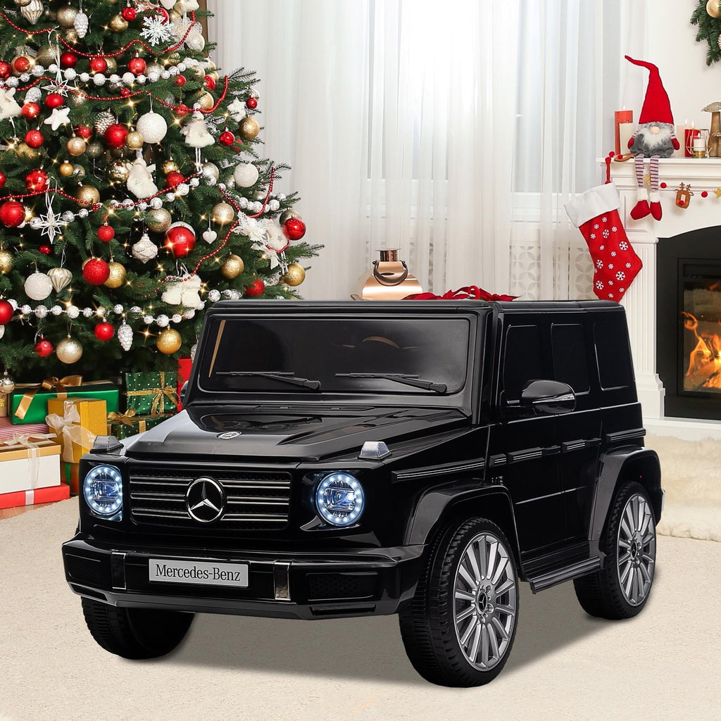24V Ride on Car with Remote Control for Kids Mercedes Benz Ride on Car Toy for Boys and Girls 3-6 Years Old, Electric Vehicle, Bluetooth, LED Light, White