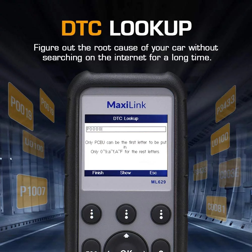 Autel Scanner ML629 Car Diagnostic Scan Tool ABS SRS Engine Transmission Diagnoses