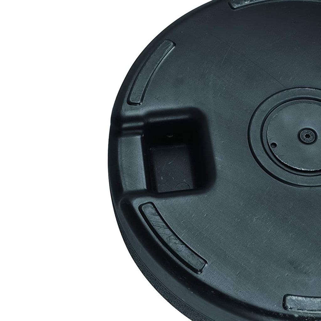 Autlaycil 10 ft Solar Patio Umbrellas with 40 LED lights for Market Outdoor Pool, Steel Tilt Crank, Navy Blue