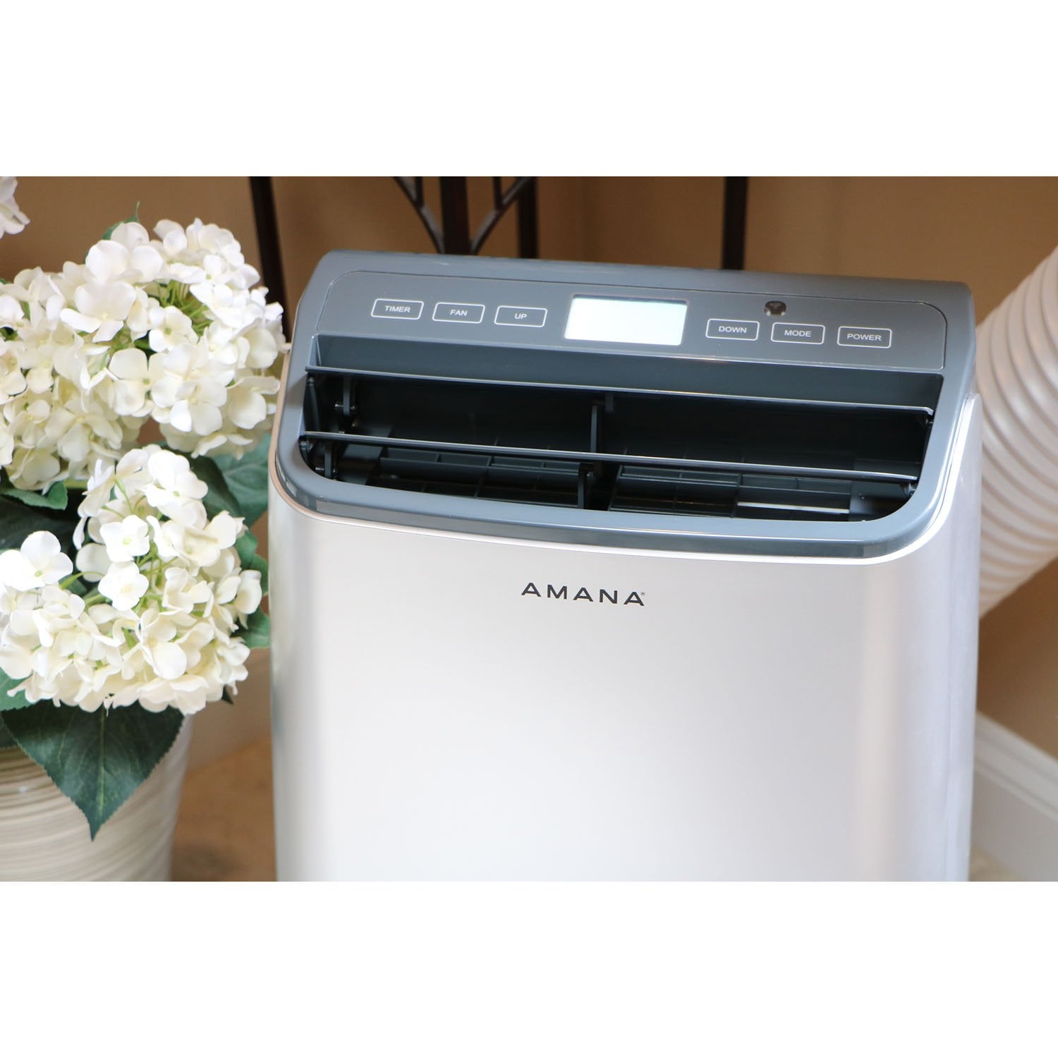 Amana 12,000 BTU, Portable Air Conditioner with Remote Control in Gold/Black for Rooms up to 500 -Sq. ft.