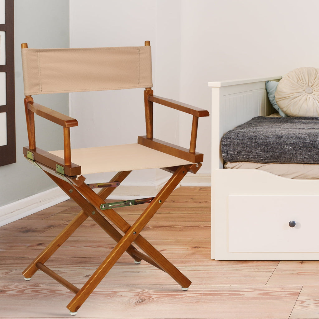 "18" Director's Chair Honey Oak Frame-Magenta Canvas"