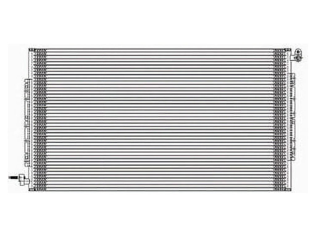 A/C Condenser - Compatible with 2003 - 2014 Chevy Express 1500 2004 2005 2006 2007 2008 2009 2010 2011 2012 2013