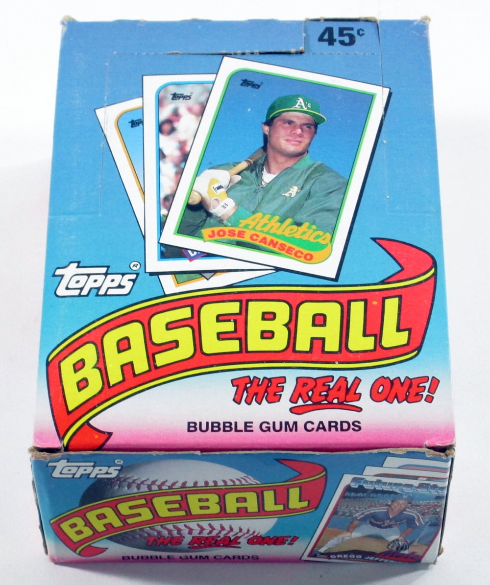 1989 Topps Baseball Trading Card Box (36 Packs)