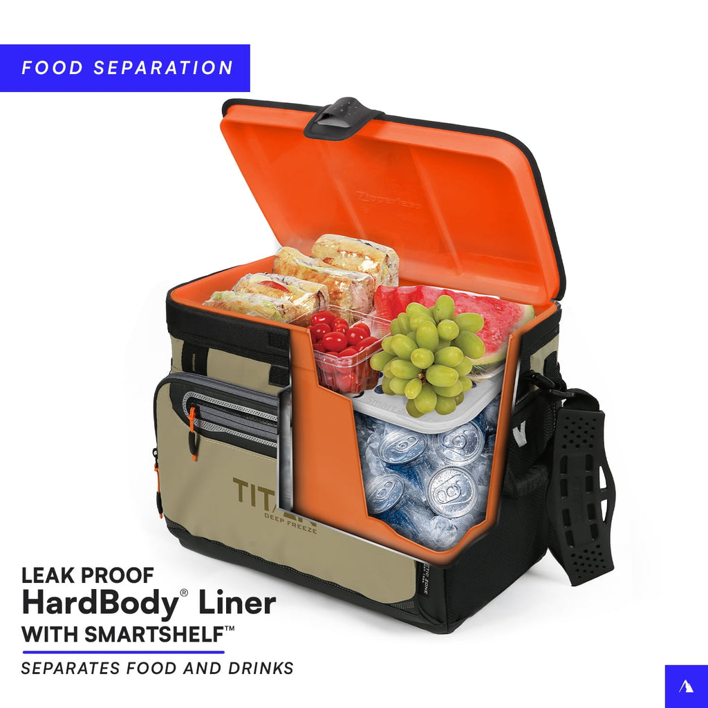 Arctic Zone® Titan Deep Freeze® 30 Can/20 Quart Zipperless Hardbody® Cooler - Citrus