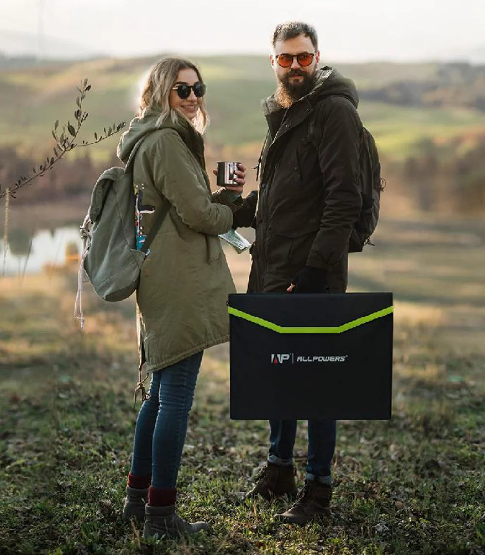 ALLPOWERS S2000 Portable Solar Generator Kit, 100W Foldable Solar Panel with 2000 Watt 1500Wh Power Station, Portable Solar Charger for Outdoor Camping, Home Backup, RV, [Shipping Separately]