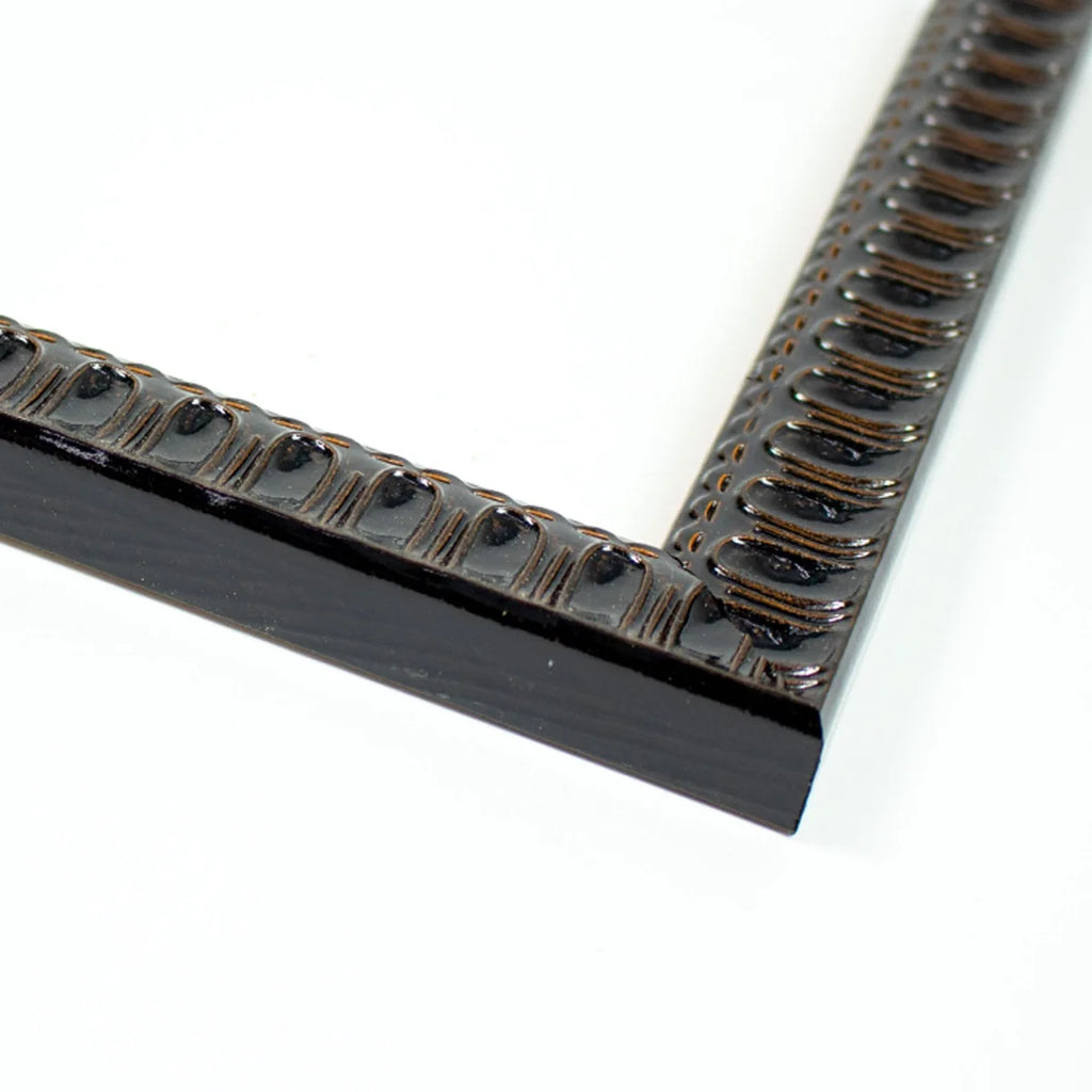 18x10 Frame Black Solid Wood Picture Frame Width 1 Inches | Interior Frame Depth 0.375 Inches |