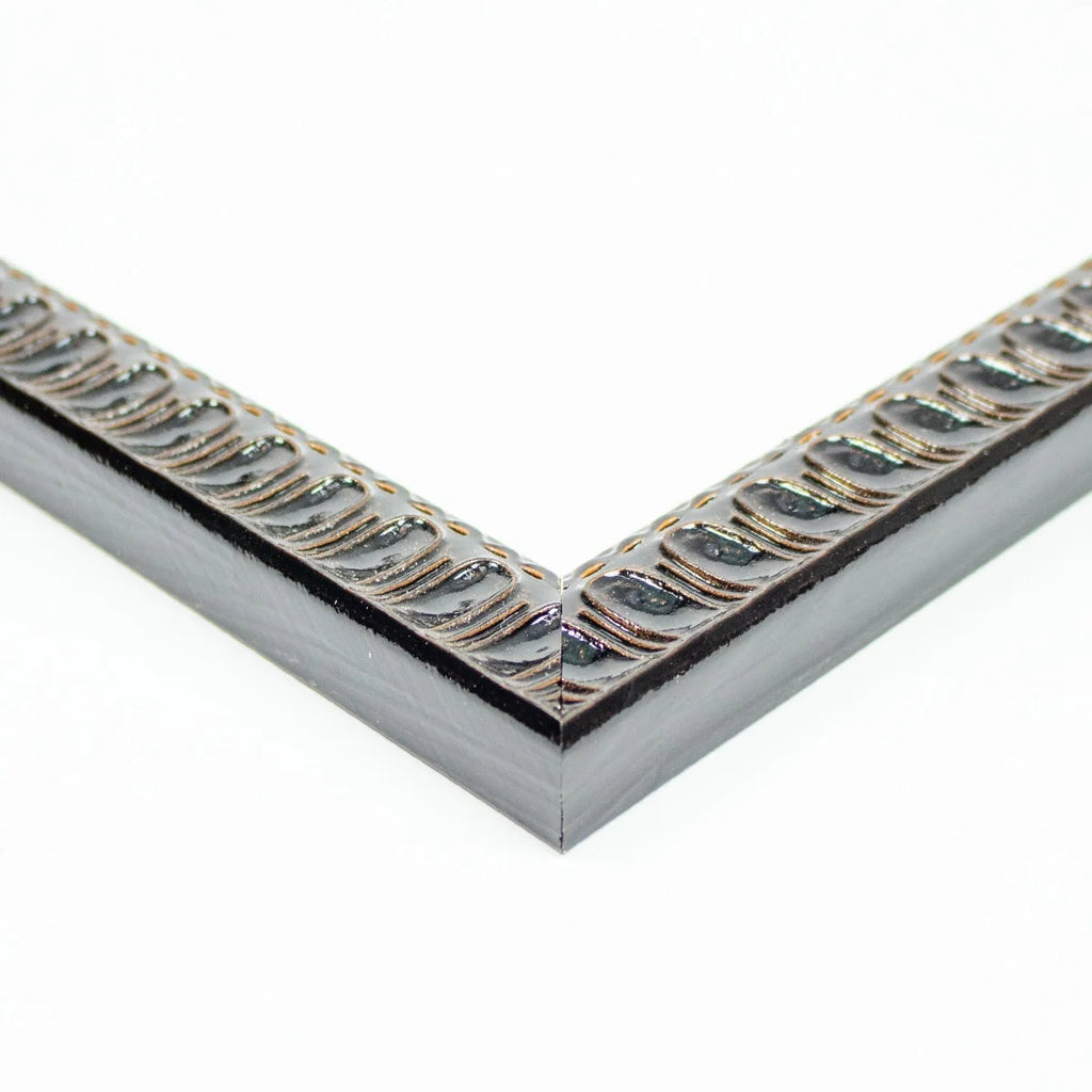 18x10 Frame Black Solid Wood Picture Frame Width 1 Inches | Interior Frame Depth 0.375 Inches |