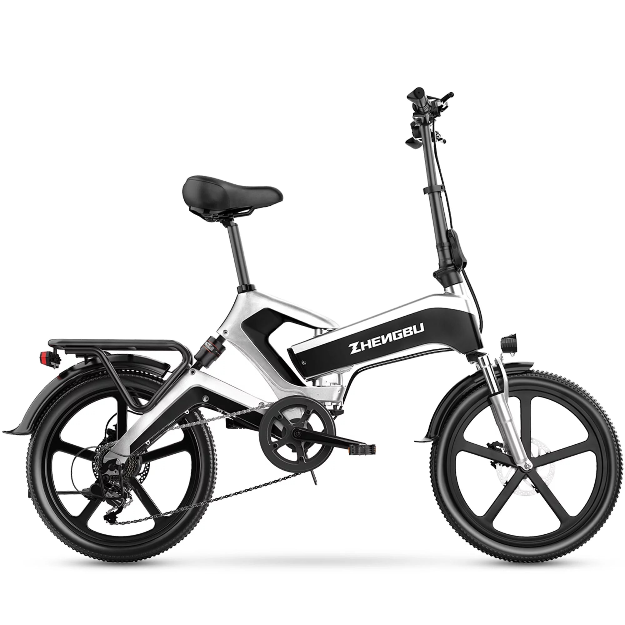 20'K6 Electric Bike for Adults,Ebike with 500W Motor 48V 10AH/12.8Ah Battery, E Bikes Shimano 7-Speed and Dual Shock Absorber Folding Electric Road Bicycle for Urban Commuting