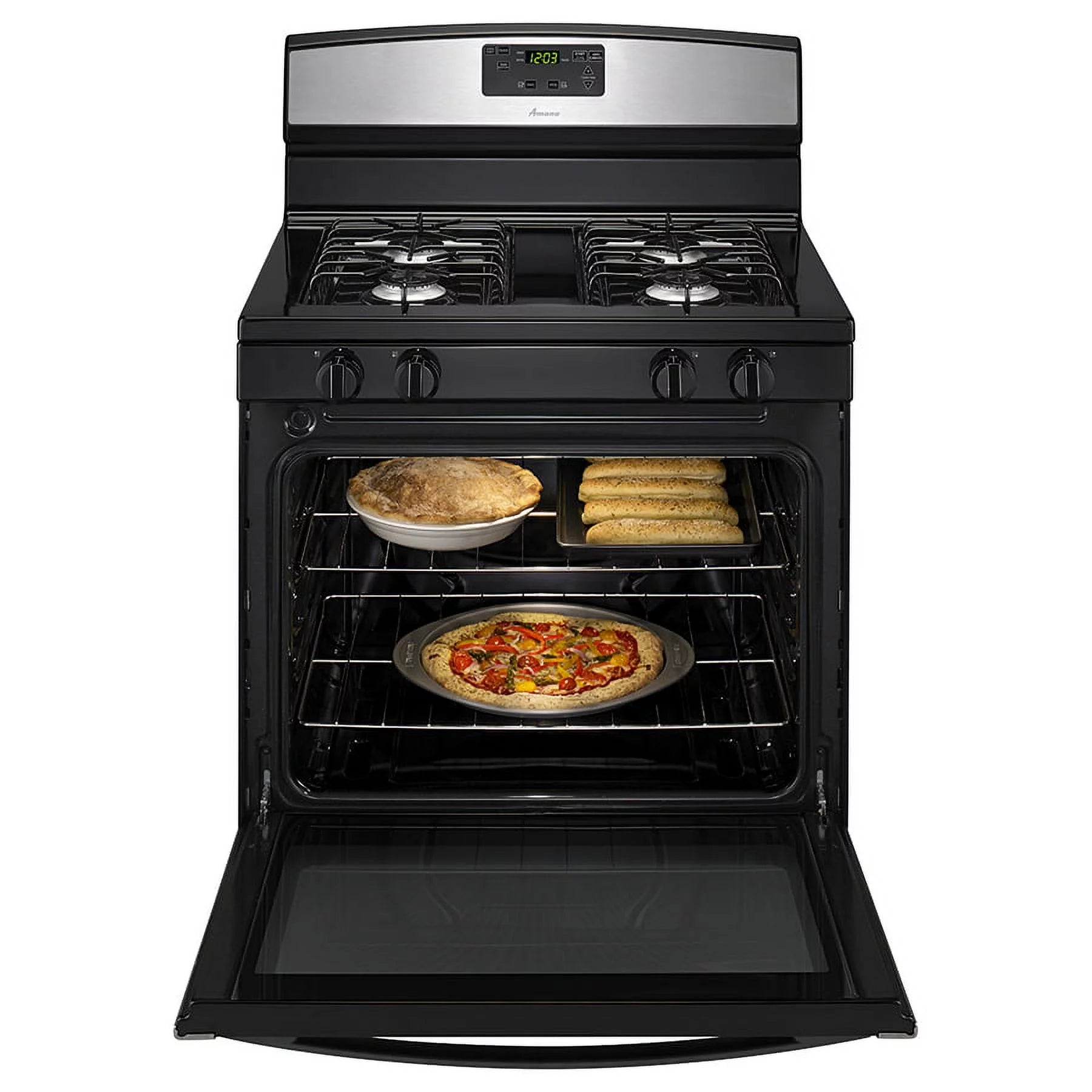 Amana AGR5330BAS 5.1 Cu. Ft. Stainless Steel Freestanding Gas Range