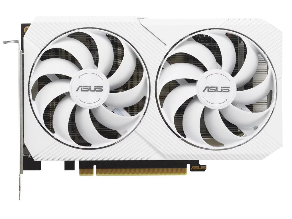 ASUS Dual GeForce RTX 3060 White OC Edition 12GB GDDR6 (PCIe 4.0, 12GB GDDR6, HDMI 2.1, DisplayPort 1.4a, 2-slot design, Axial-tech fan design, 0dB technology) DUAL-RTX3060-O12G-WHITE