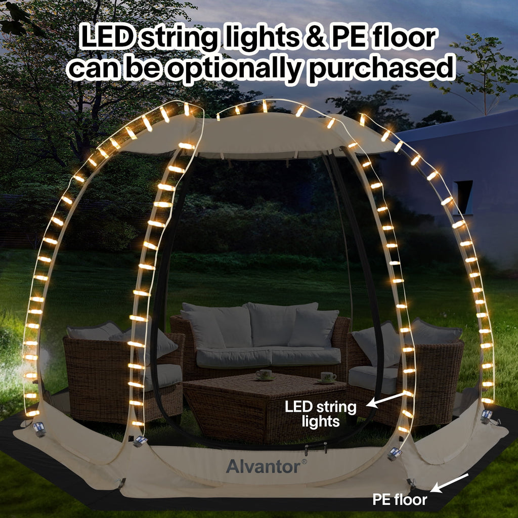 Alvantor Screen House Room Camping 10'x10' Instant Canopy